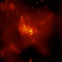 An X-ray Flare in Sagittarius A - The Center of our Galaxy