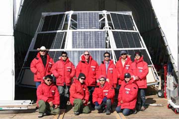 The BESS team in Antarctica