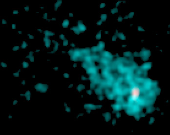 Chandra image of supernova
remnant IC443