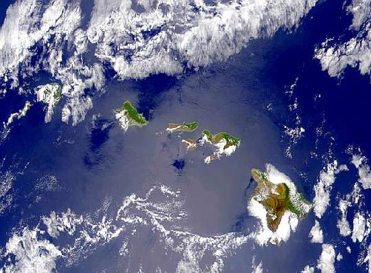 Hawaii from space
