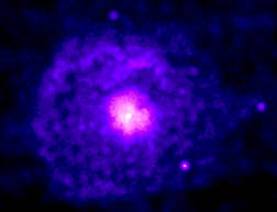 Chandra image of a supernova remnant