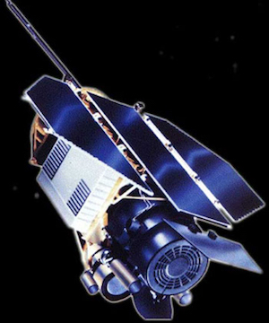 Artist's conception of the ROSAT satellite