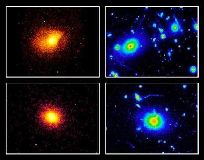 X-ray and Optical images of Abell 2390 and MS2137.3-2353