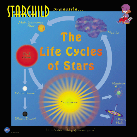 Life Cycles of Stars Poster