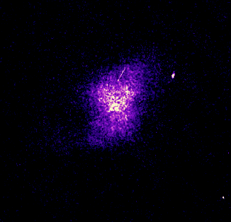 UV image of the Crab Nebula