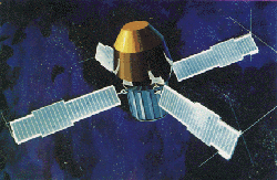 An artist's impresion of the SAS-2 satellite