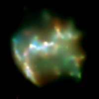 Chandra 3-Color X-ray Image of W49B