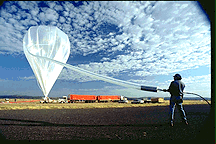 Preparing a high-altitude balloon