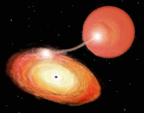 Artist's conception of an X-ray binary system