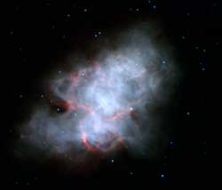 Infrared image of the Crab Nebula