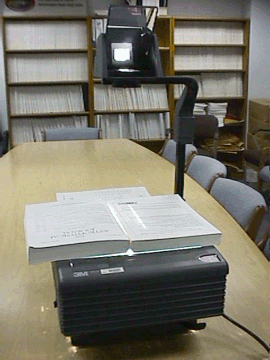 picture of overhead projector