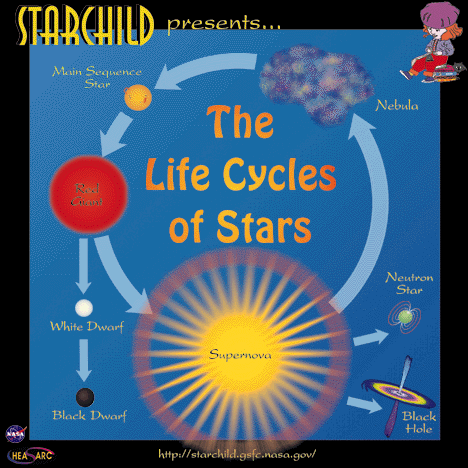 Life Cycles of Stars Poster