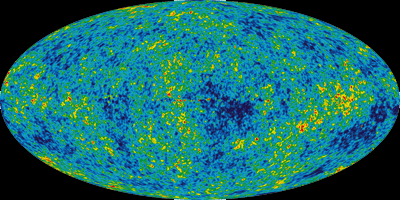 WMAP all-sky map of the cosmic microwave background