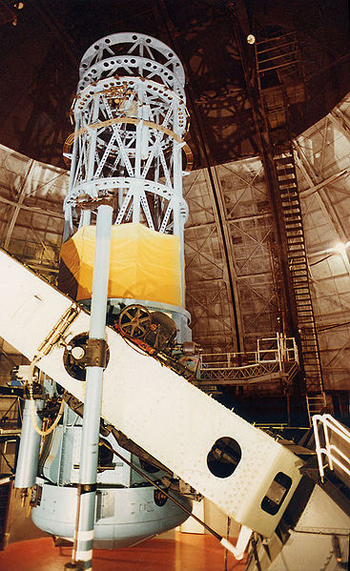 Photo of the Mount Wilson 100-inch telescope