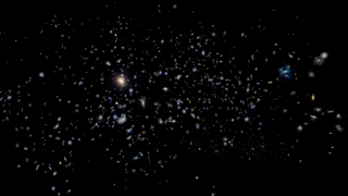 Galaxy Cluster Fly-Through