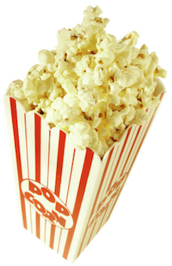 Clipart image of popcorn