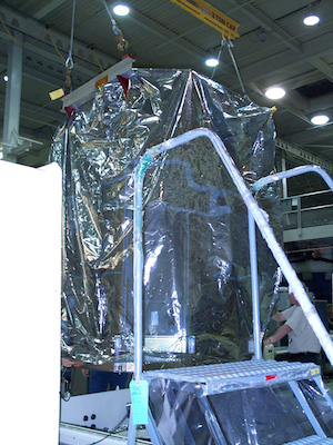 Swift spacecraft delivery to Kennedy Space Center