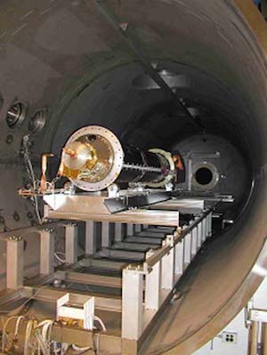 XRT undergoes calibration at the Panter X-ray beam line facility