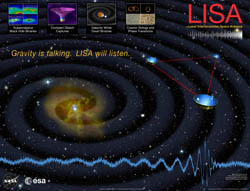 Gravitational waves emitted from the massive black-hole binary at the center of a galaxy