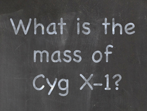 What is the mass of Cygnus X-1?