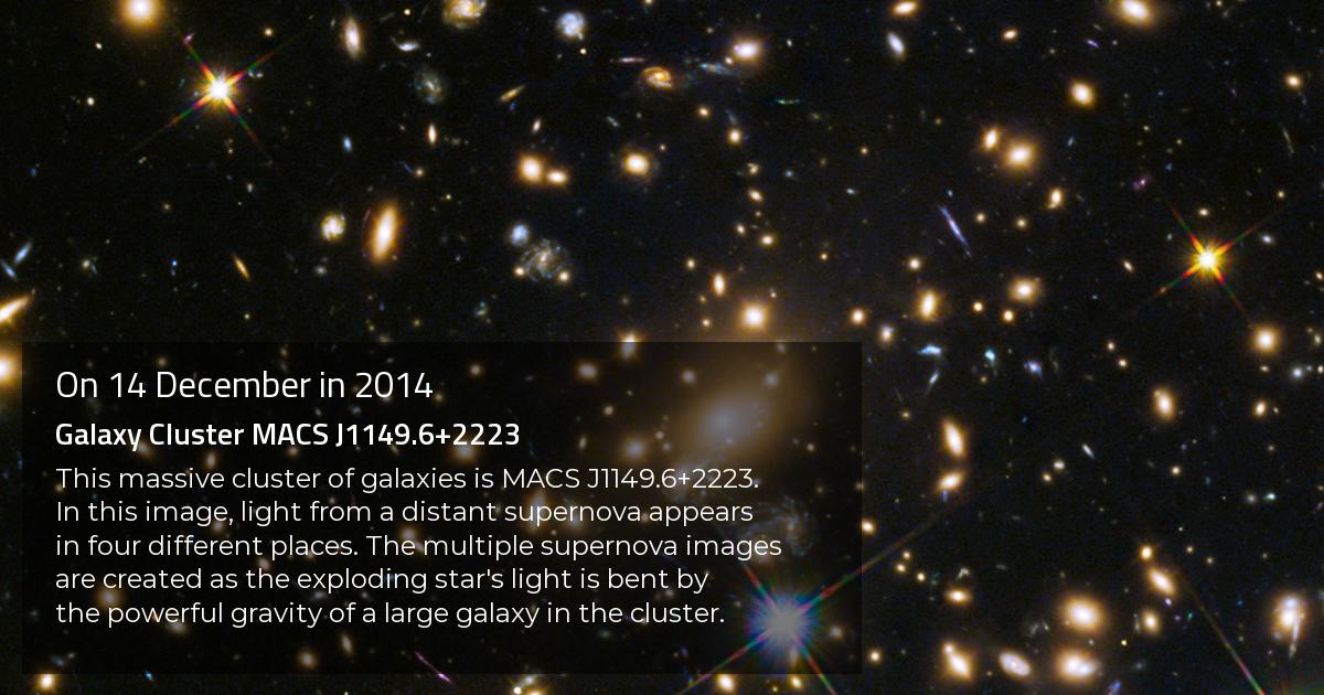 Check out what the @NASAHubble Space Telescope looked at on my birthday ...