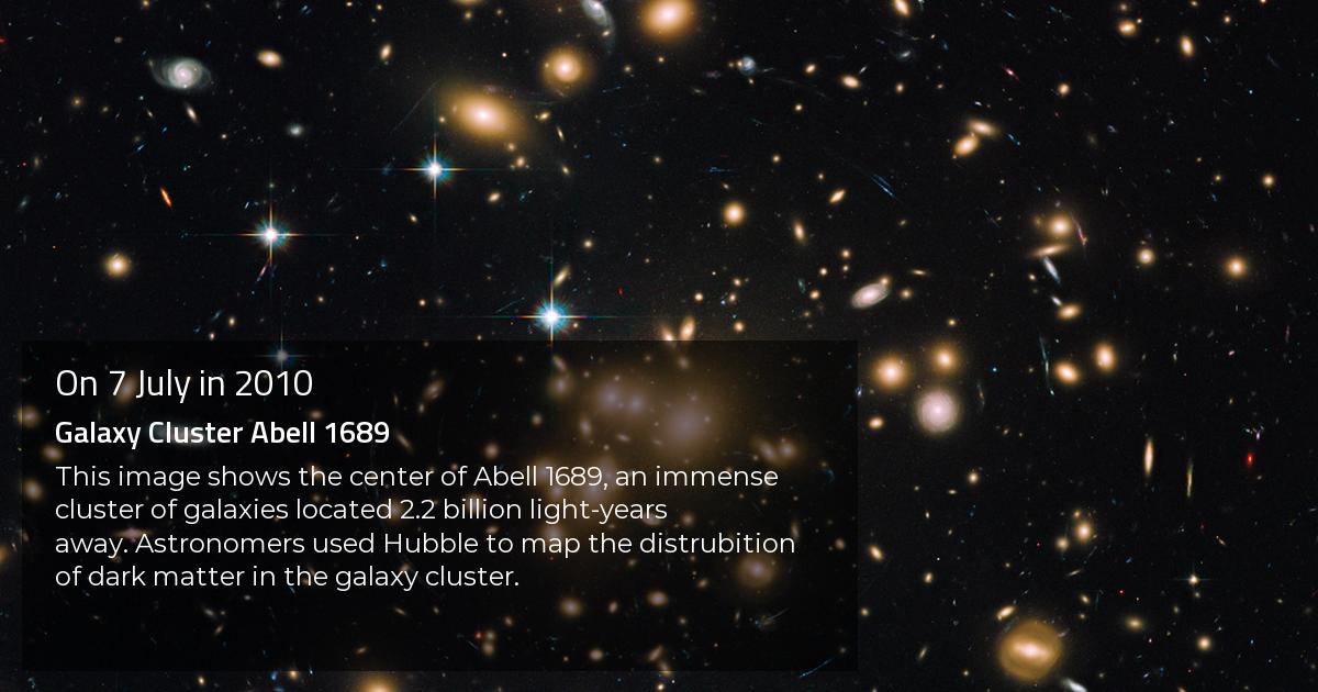 Check out what the @NASAHubble Space Telescope looked at on my birthday ...