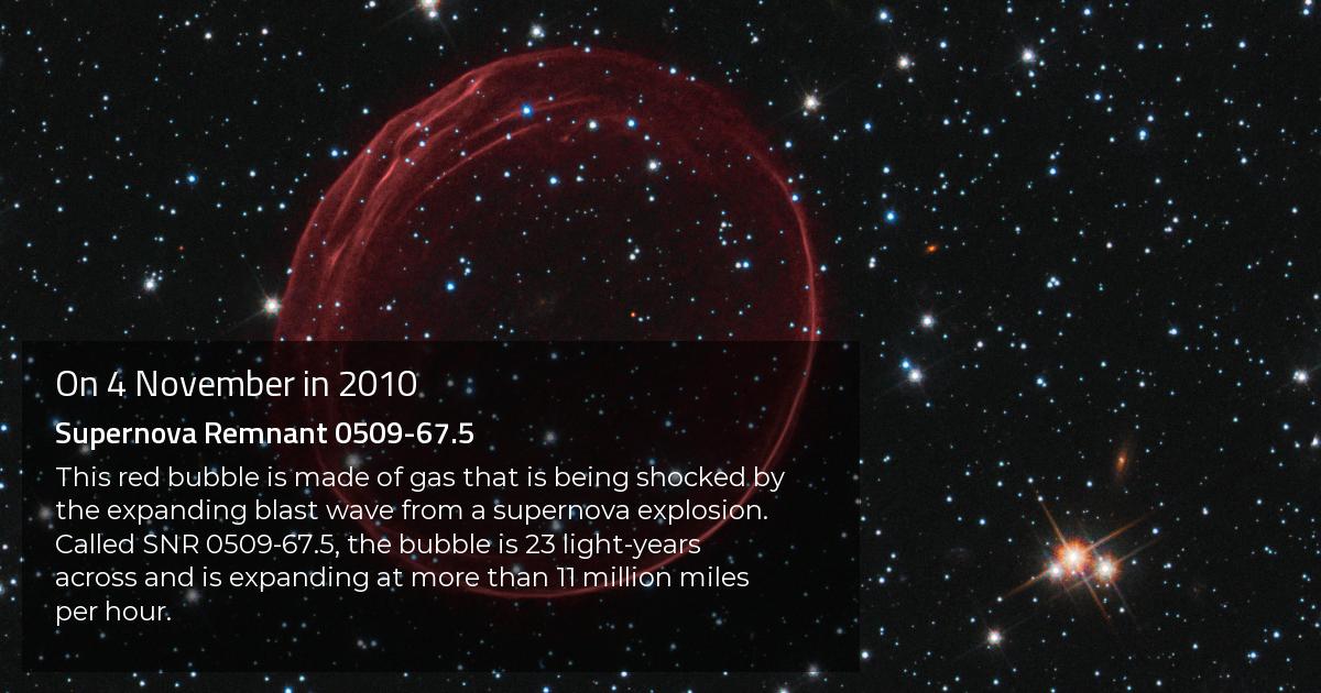Supernova Remnant 0509-67.5