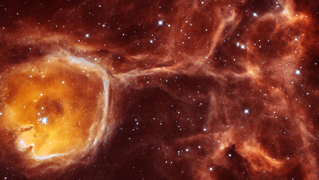 Interstellar Bubble N44F