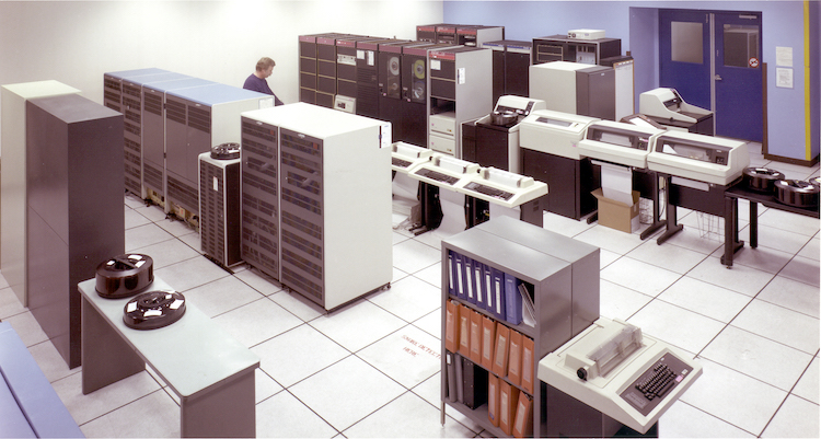 Photo of a data center