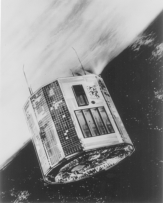 An artist's impression of the Ariel 5 spacecraft