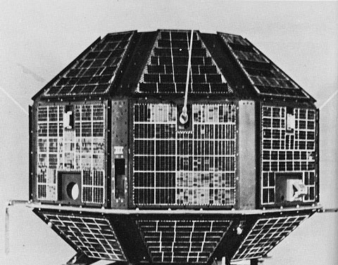 The Aryabhata spacecraft.
