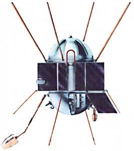 Drawing of the Cosmos 135 spacecraft