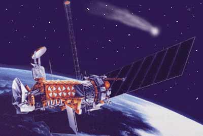 An artist's conception of the DMSP Block 5-3 satellites