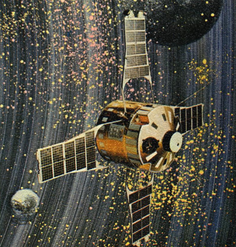An artist's conception of the SIGNE 3 satellite.