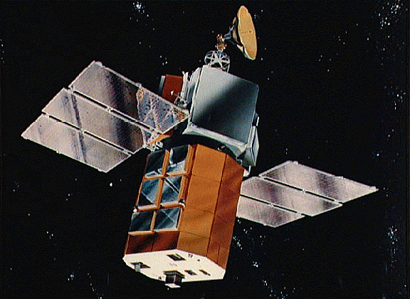 An artist's conception of the SMM spacecraft