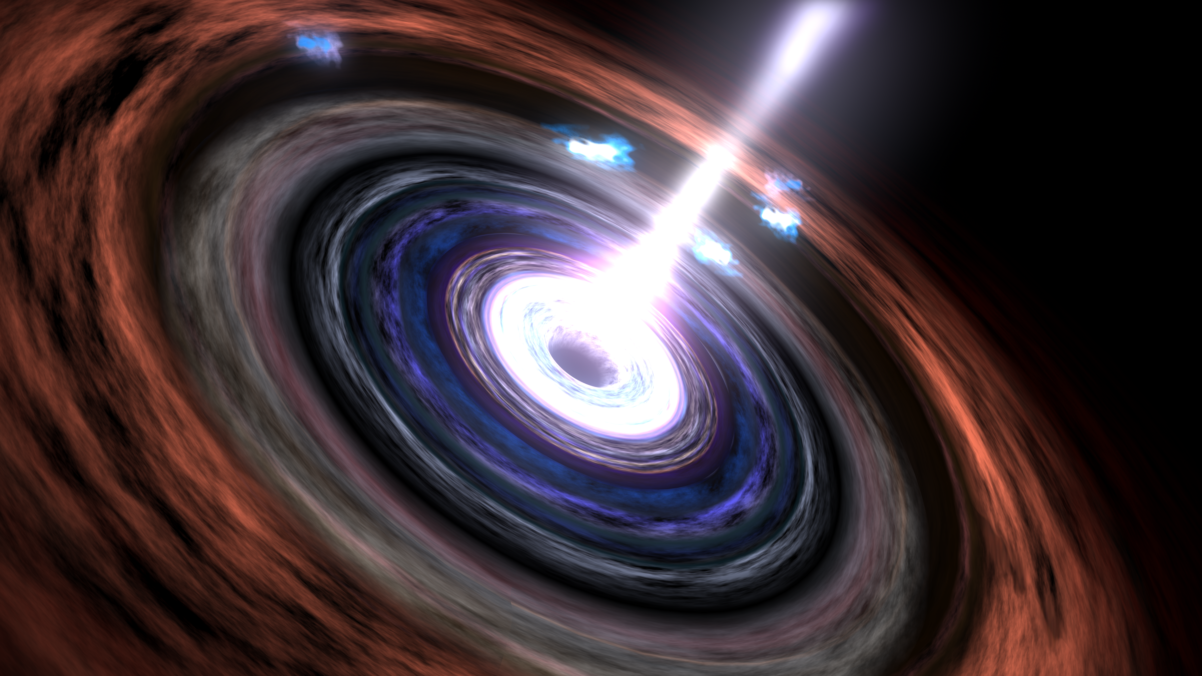 Artist's conception of an accretion disk /