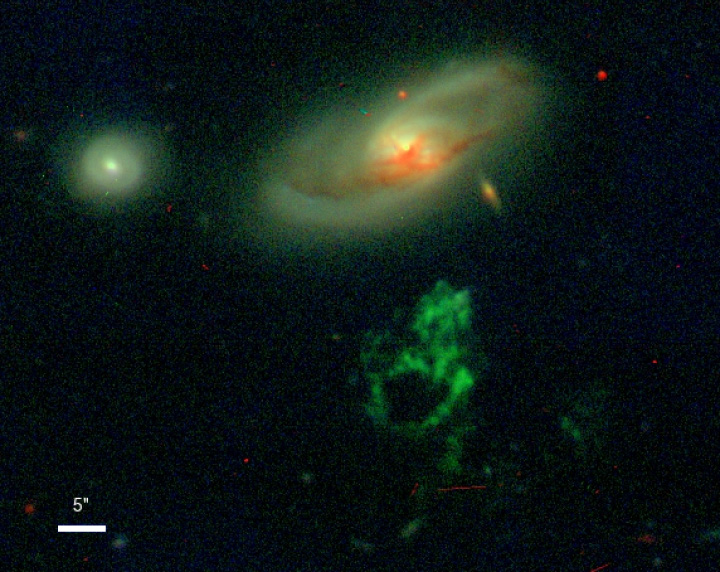 image of IC 2497 and Hanny's Voorwerp