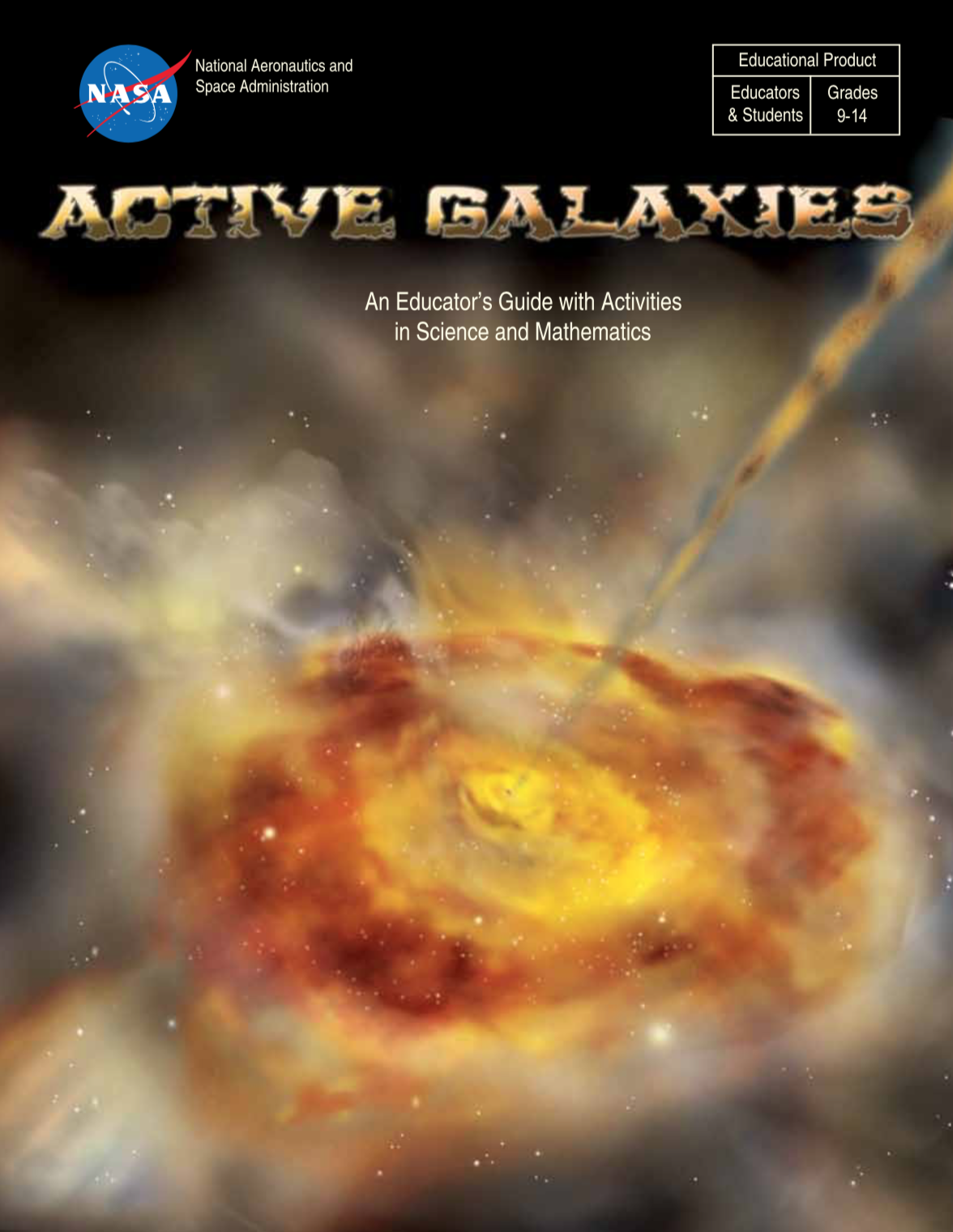 active galaxy educator guide cover