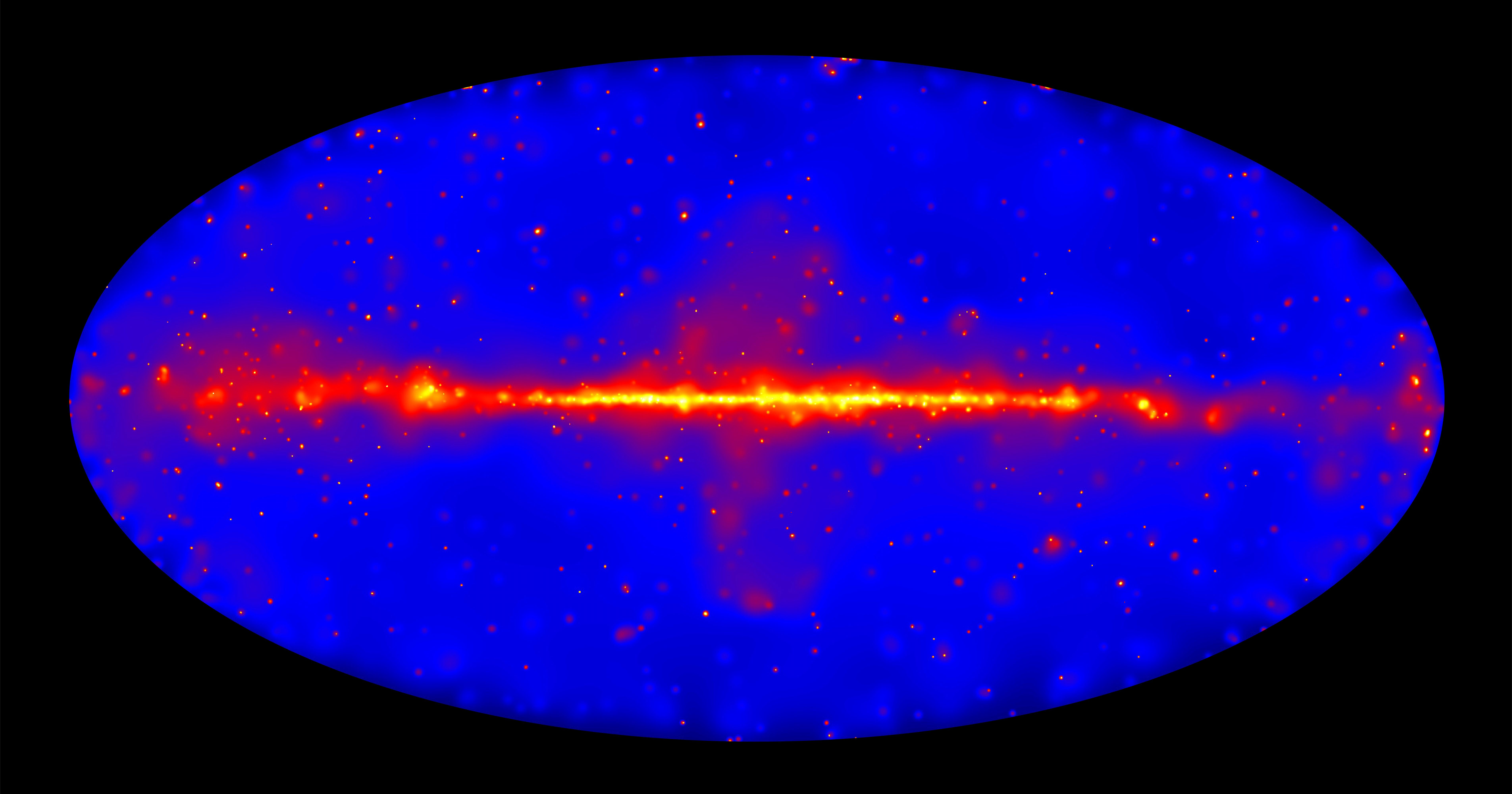All-sky gamma-ray sky from 6 years of Fermi data