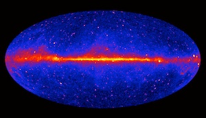 All-sky map from 3 years of Fermi data