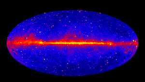 All-sky map from 5 years of Fermi data