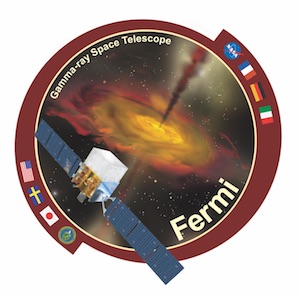 The Fermi sticker features Fermi artwork as well as text on the back of the sticker