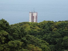 Launch tower at Uchinoura Space Center