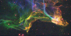 Hubble image of the Cygnus Loop