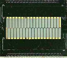 Photo of the microcalorimeter detector array