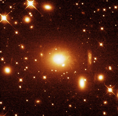 Hubble Space Telescope image of the PKS 0745-191 galaxy cluster
