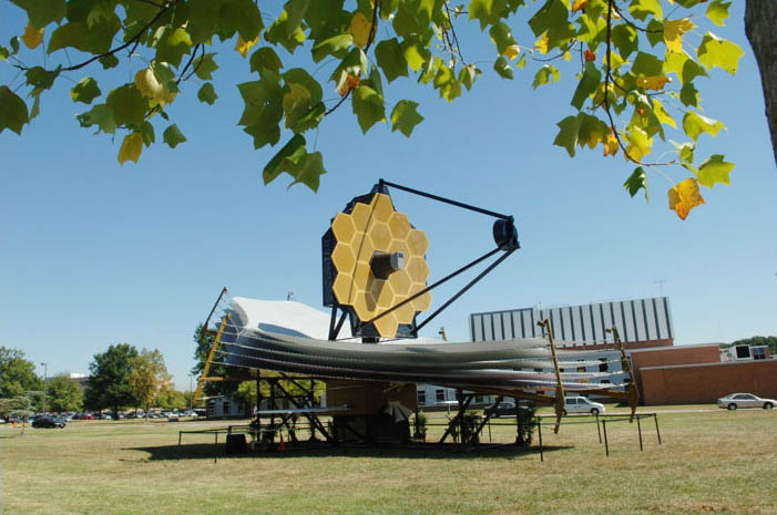 Full scale model of JWST