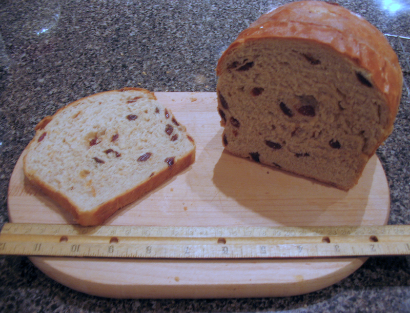 Photo of raisin bread