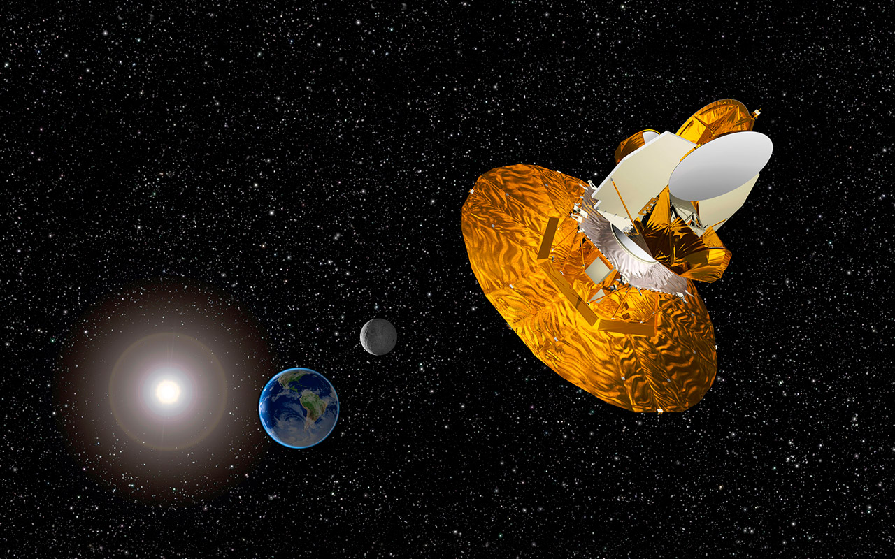 Artist illustration of the WMAP spacecraft