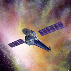 Artist's impression of Chandra in flight